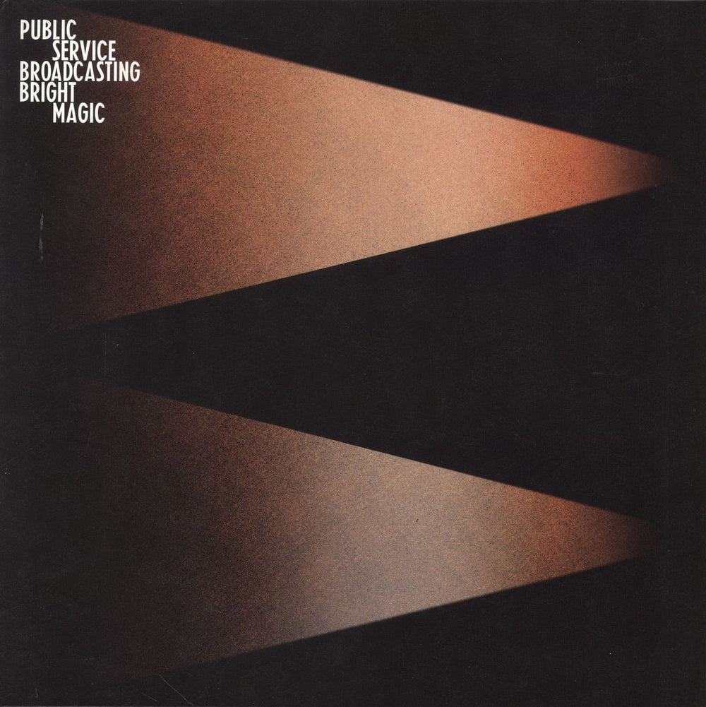 Public Service Broadcasting Bright Magic - Orange & Black Marbled UK vinyl LP album (LP record) PIASR1230LP