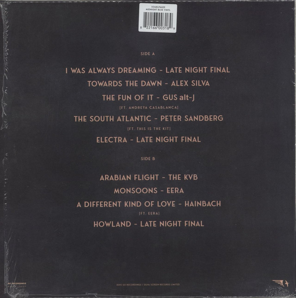 Public Service Broadcasting Night Flight - The Last Flight Remixes - Midnight Blue Vinyl UK vinyl LP album (LP record) 822166003189