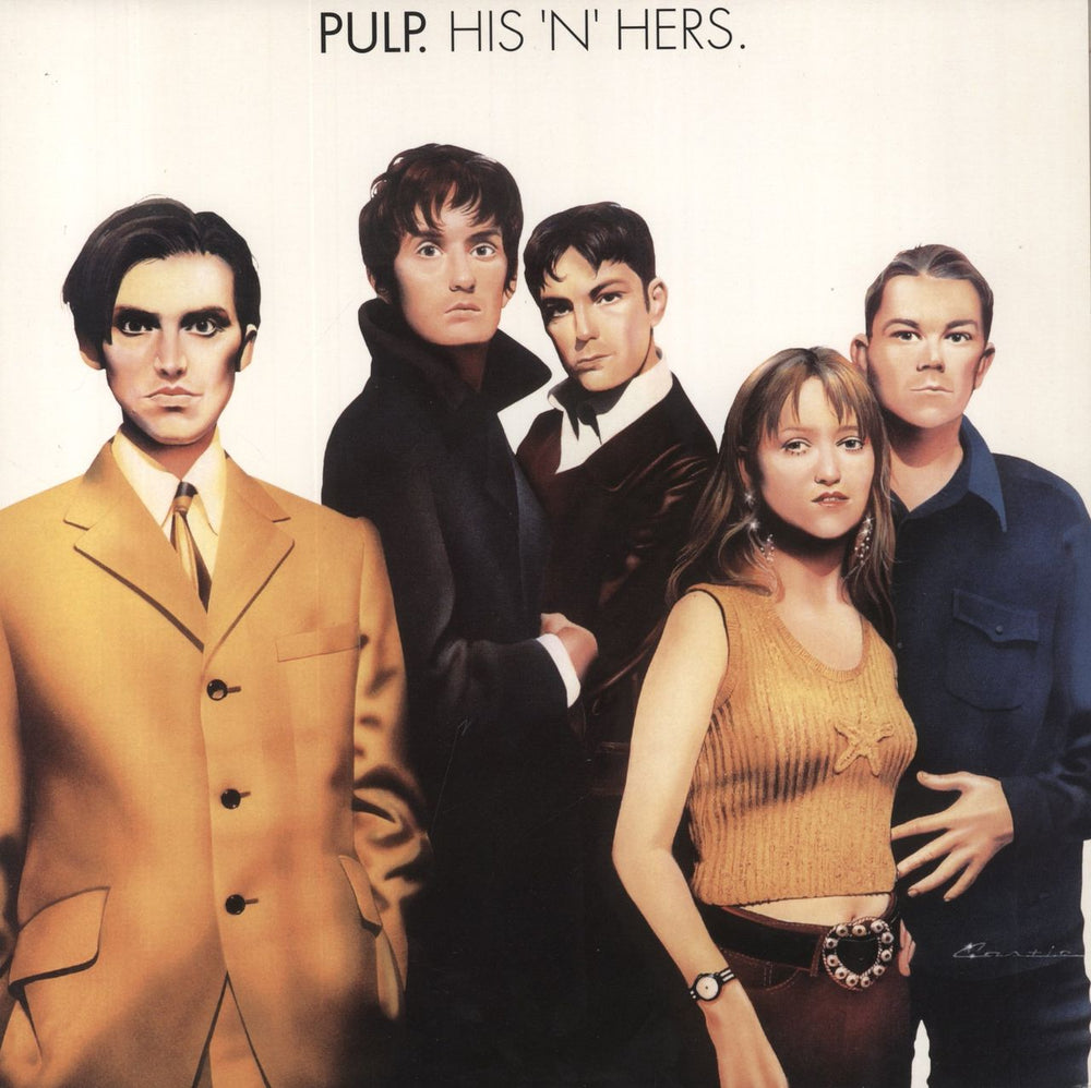 Pulp His 'N' Hers UK vinyl LP album (LP record) MOVLP663