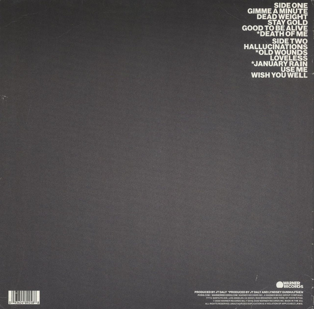 PVRIS Use Me - EX UK vinyl LP album (LP record) 093624892588