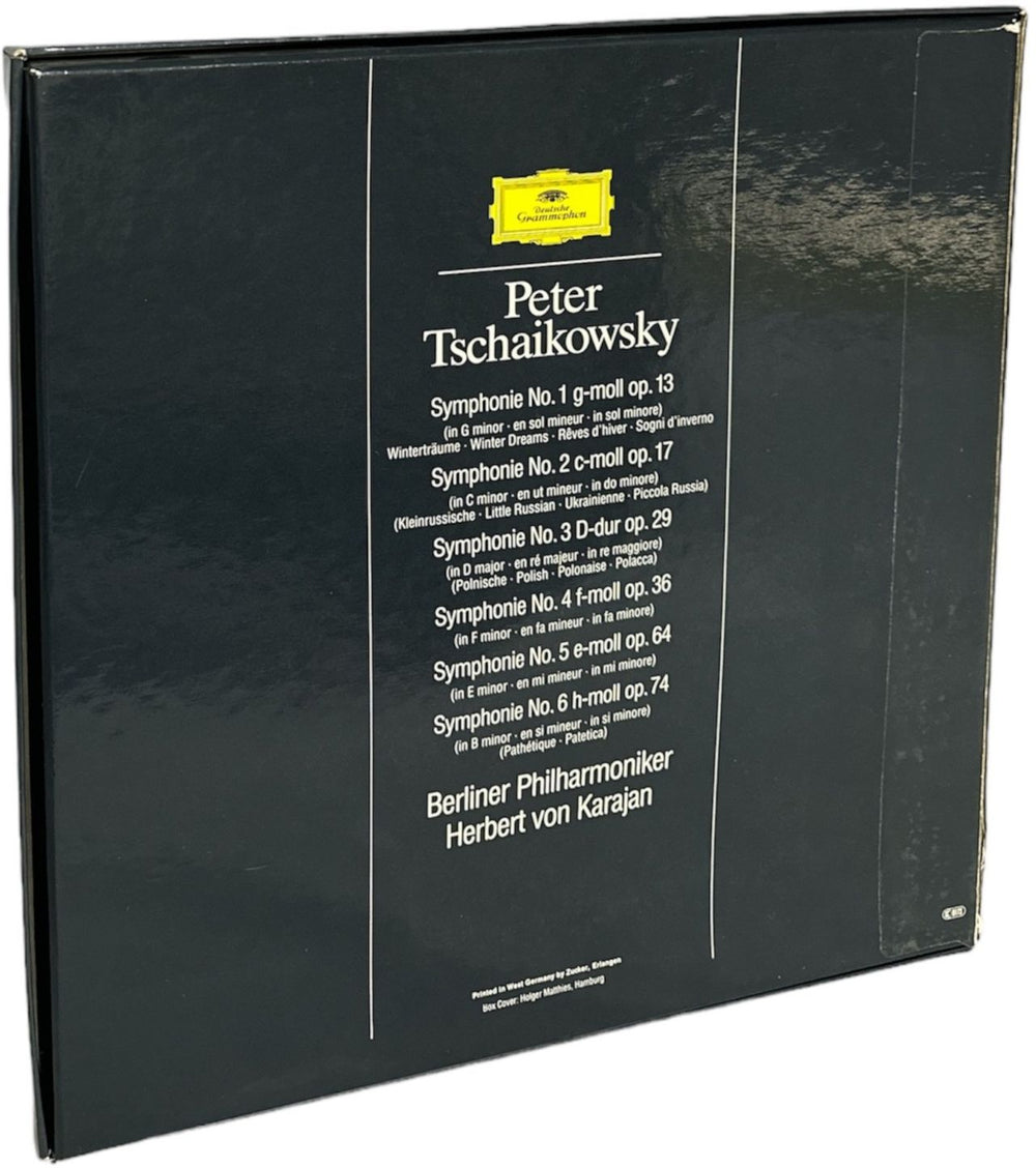 Pyotr Ilyich Tchaikovsky Tchaikovsky: 6 Symphonien German Vinyl Box Set