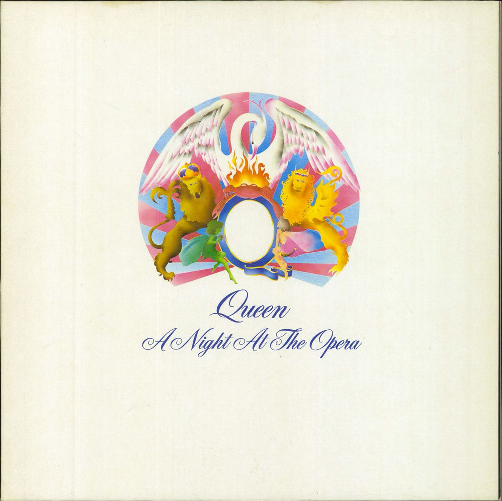 Queen A Night At The Opera - 2nd UK vinyl LP album (LP record) EMTC103