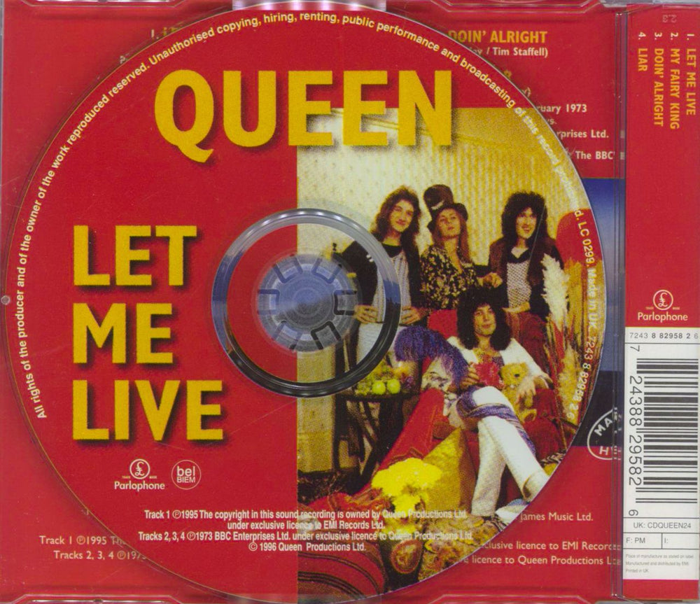 Queen Let Me Live - The Rarities CD UK CD single (CD5 / 5") 724388295826