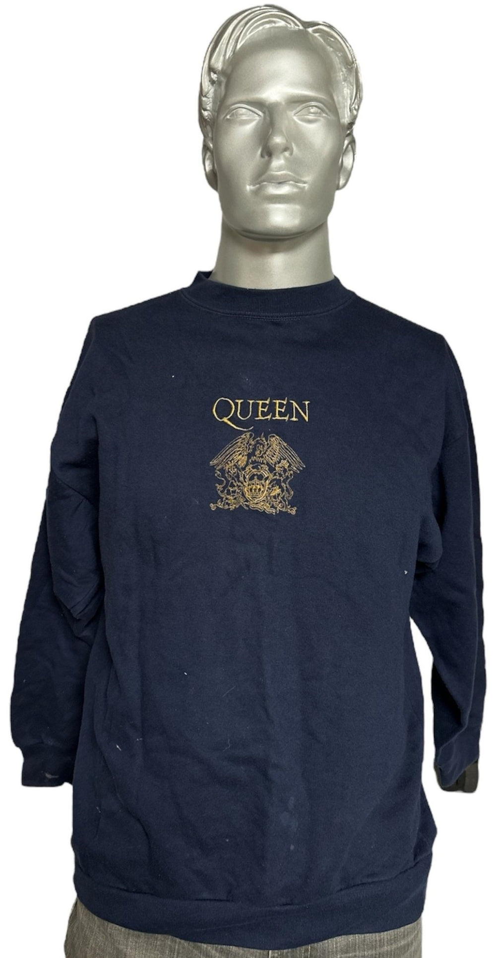 Queen Queen - Gold On Blue UK clothing SWEATSHIRT