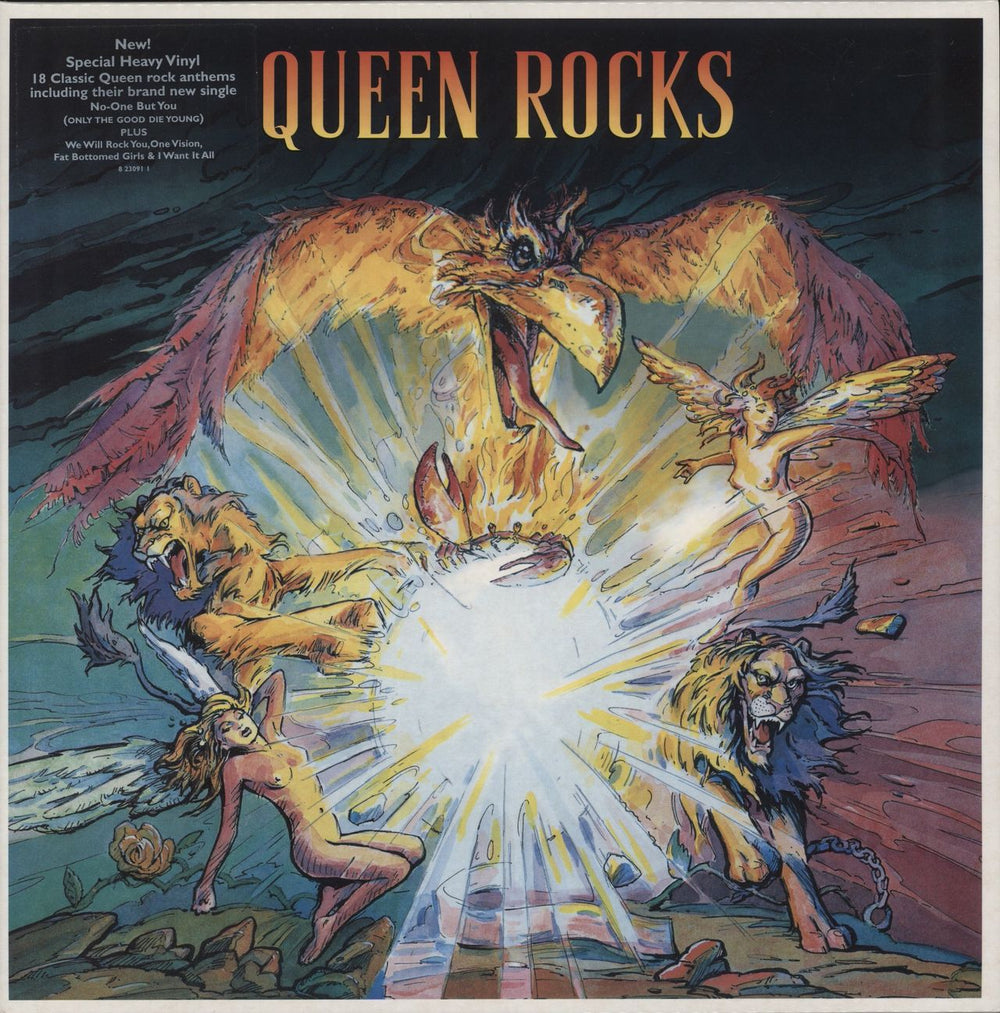 Queen Queen Rocks - VG UK 2-LP vinyl record set (Double LP Album) 8230911