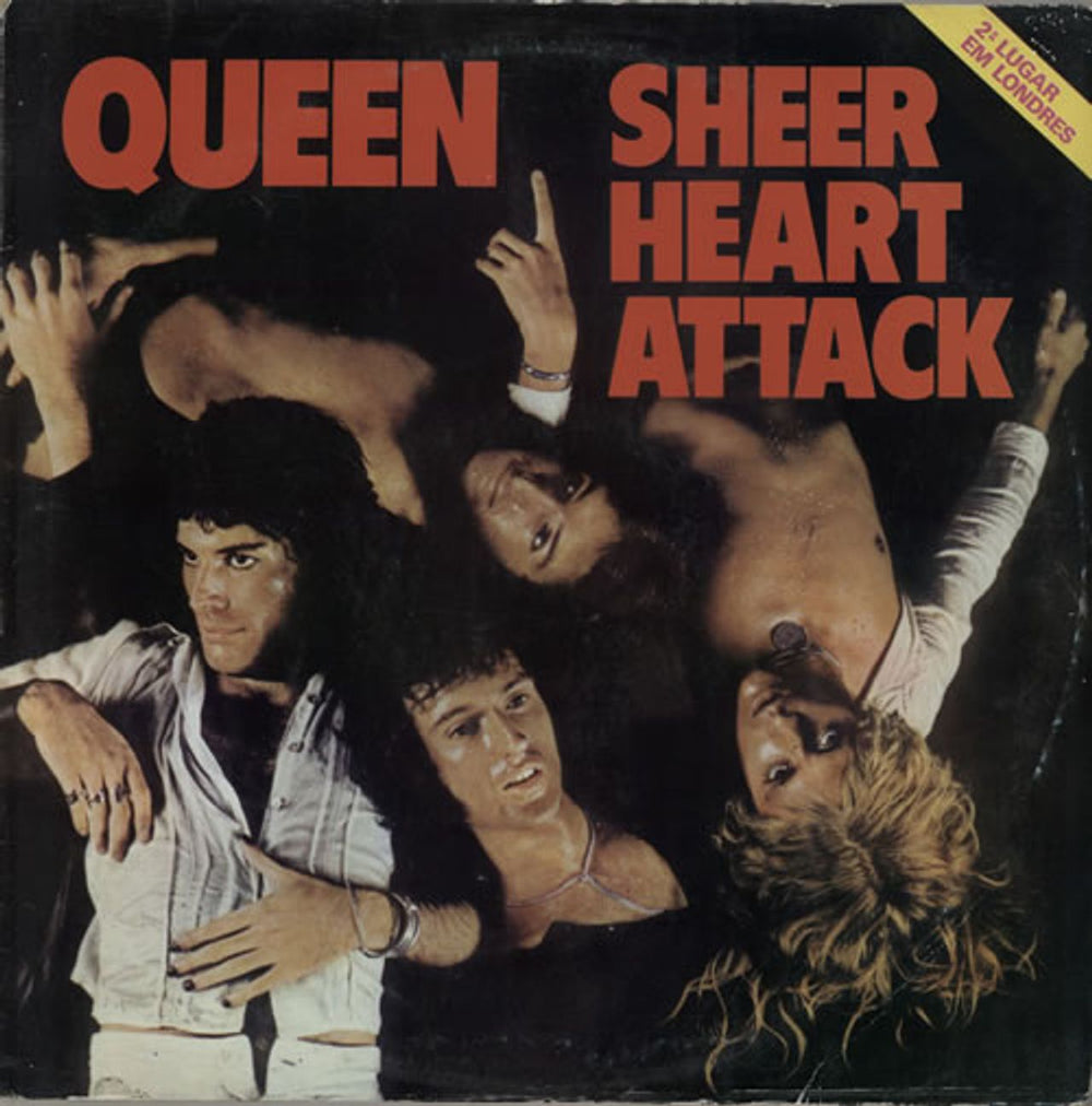 Queen Sheer Heart Attack Portugese vinyl LP album (LP record) 8E06896025