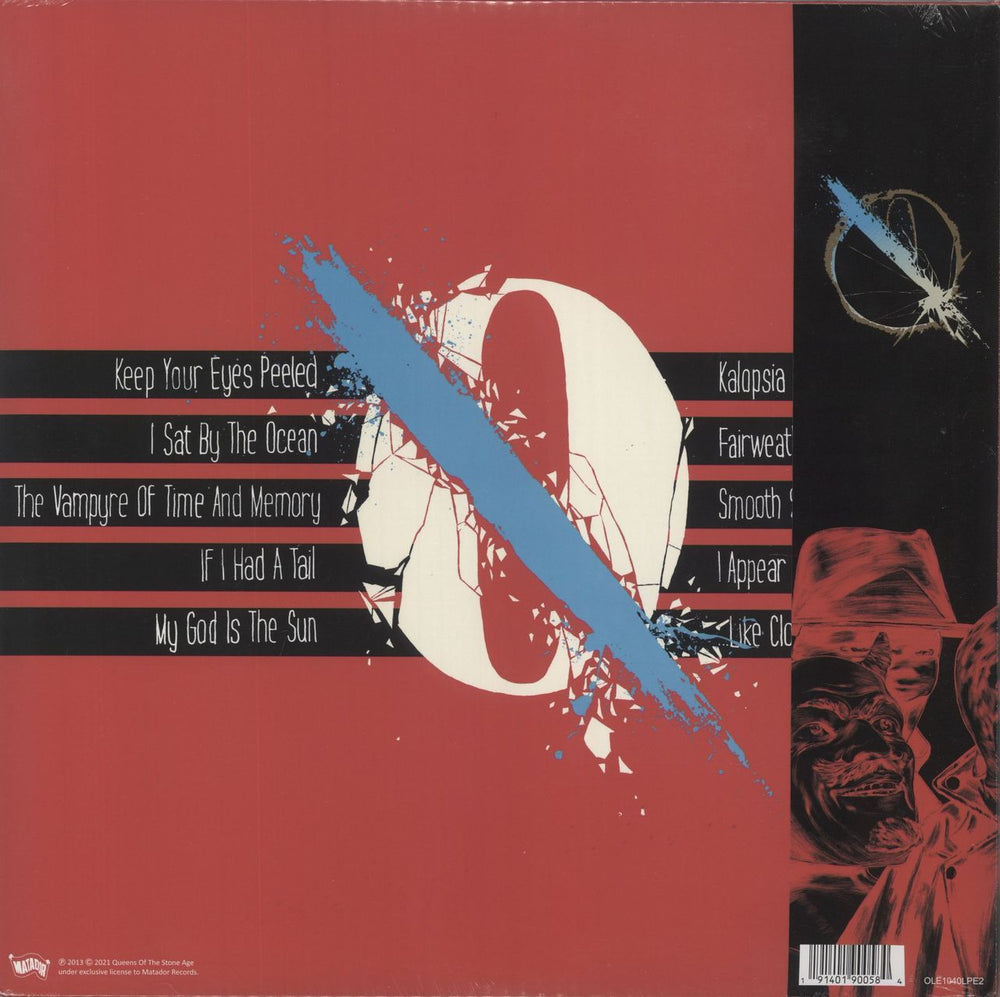 Queens Of The Stone Age ...Like Clockwork - Aqua Opaque Vinyl - Sealed US 2-LP vinyl record set (Double LP Album) 191401900584