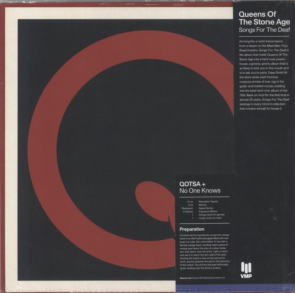 Queens Of The Stone Age Songs For The Deaf - 2nd Edition - Red & Black Marble Vinyl - Sealed US 2-LP vinyl record set (Double LP Album)