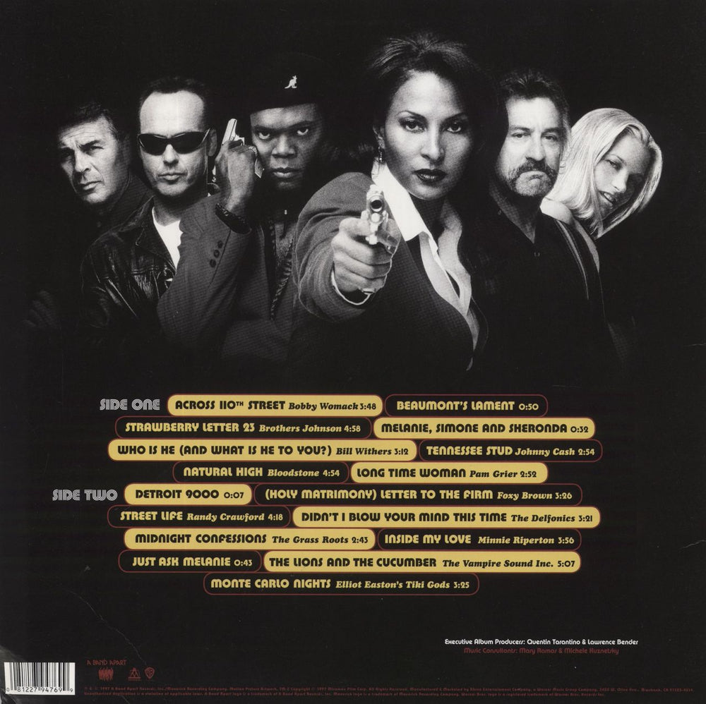 Quentin Tarantino Jackie Brown - Yellow Vinyl US vinyl LP album (LP record) 081227947699