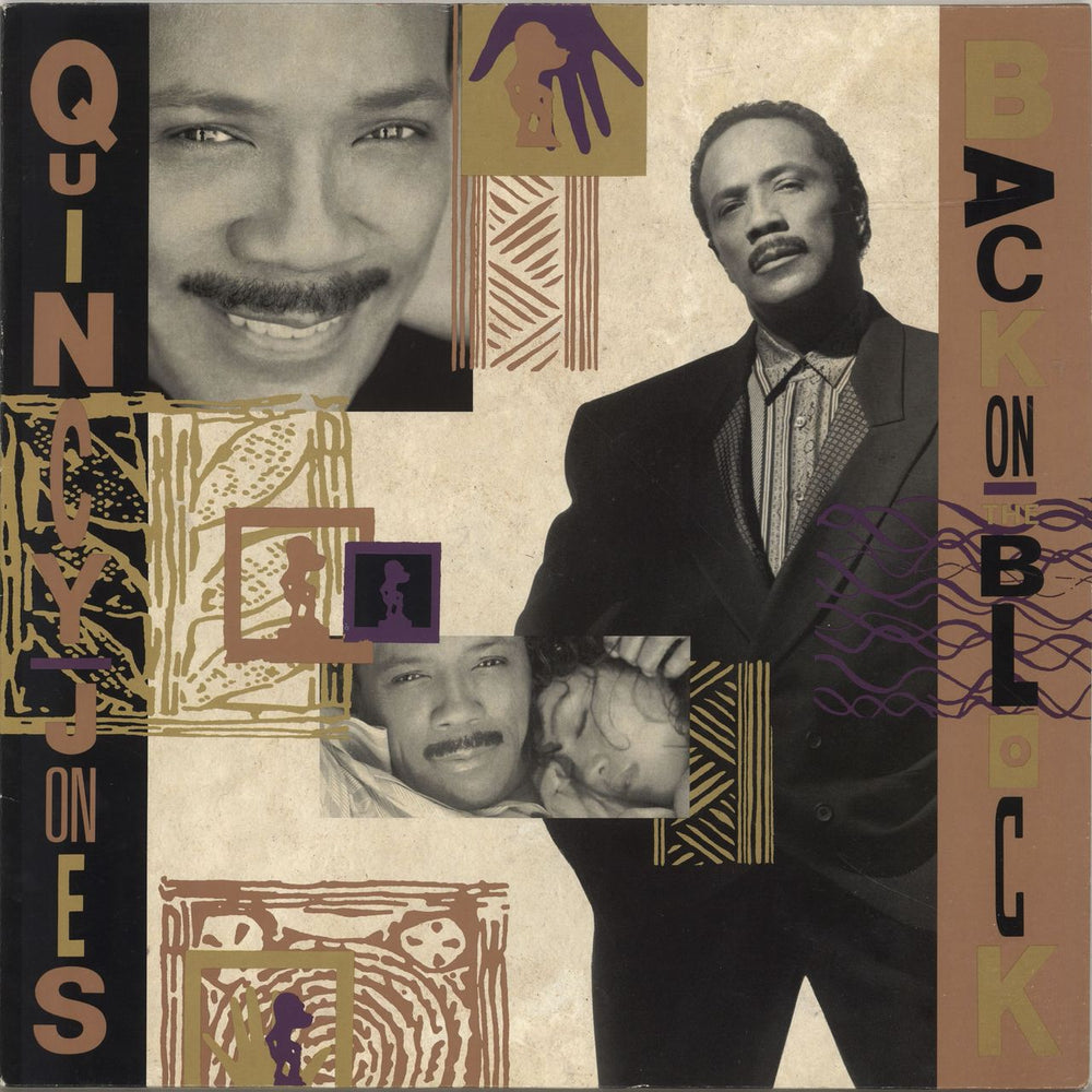 Quincy Jones Back On The Block UK vinyl LP album (LP record) WX313