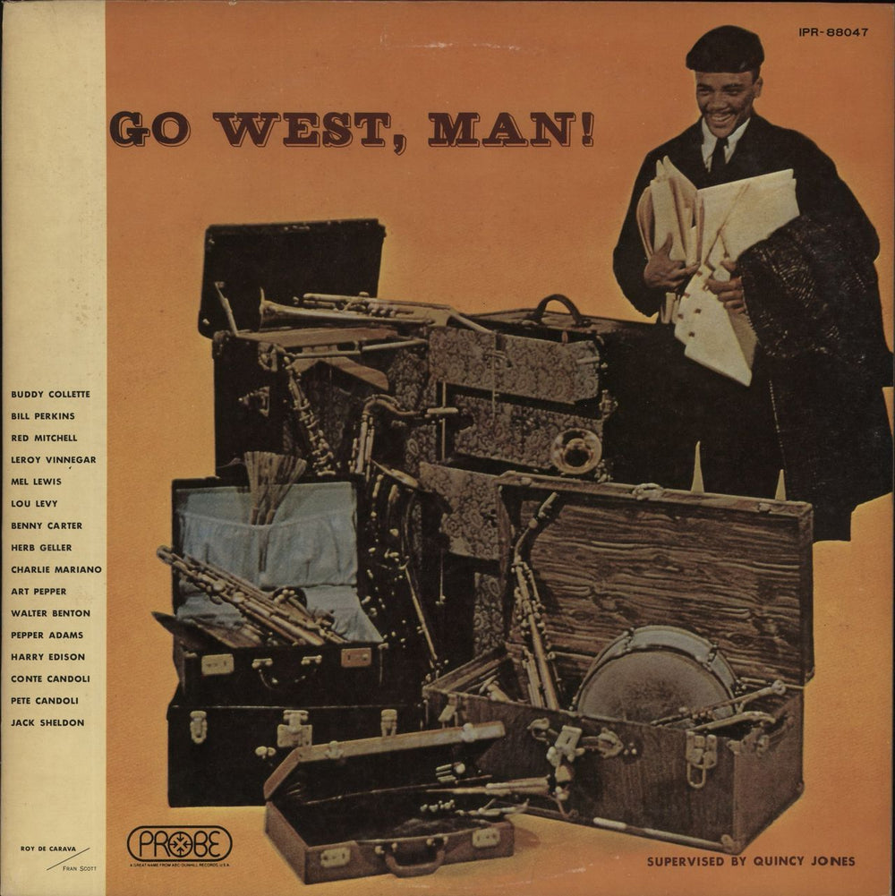 Quincy Jones Go West, Man! Japanese Promo vinyl LP album (LP record) IPR-88047