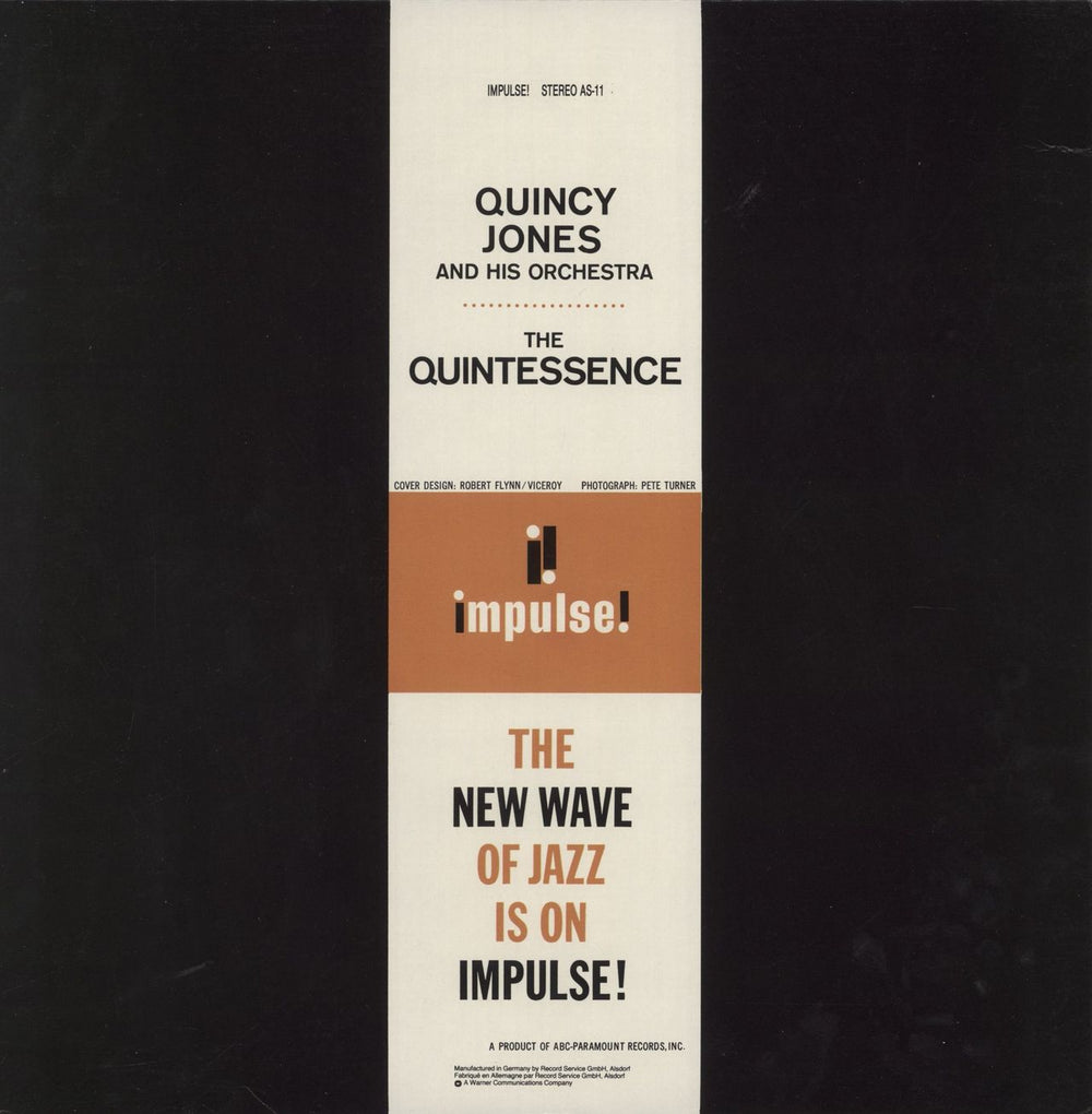 Quincy Jones The Quintessence German vinyl LP album (LP record)