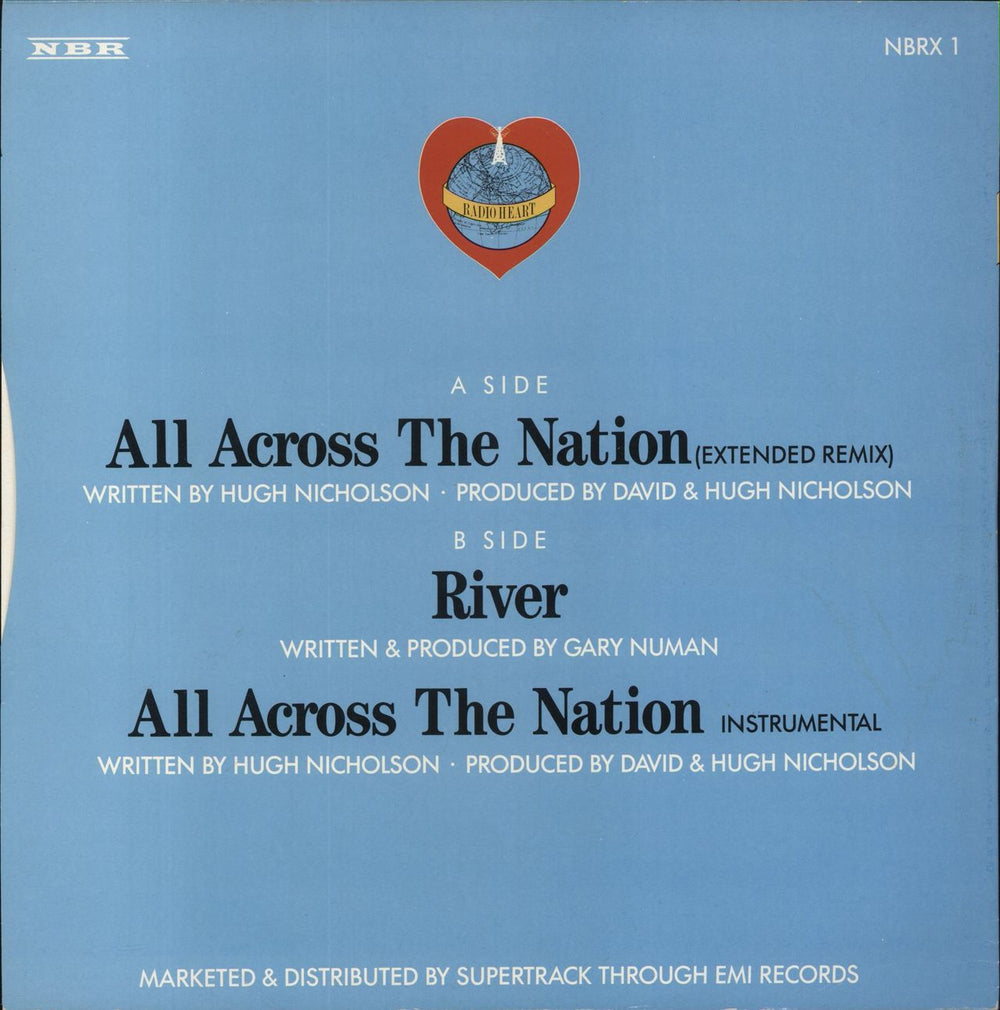 Radio Heart All Across The Nation UK 12" vinyl single (12 inch record / Maxi-single)