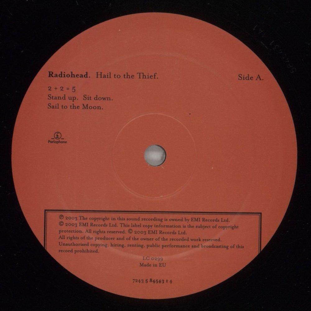 Radiohead Hail To The Thief - 1st UK 2-LP vinyl record set (Double LP Album) R-H2LHA245827