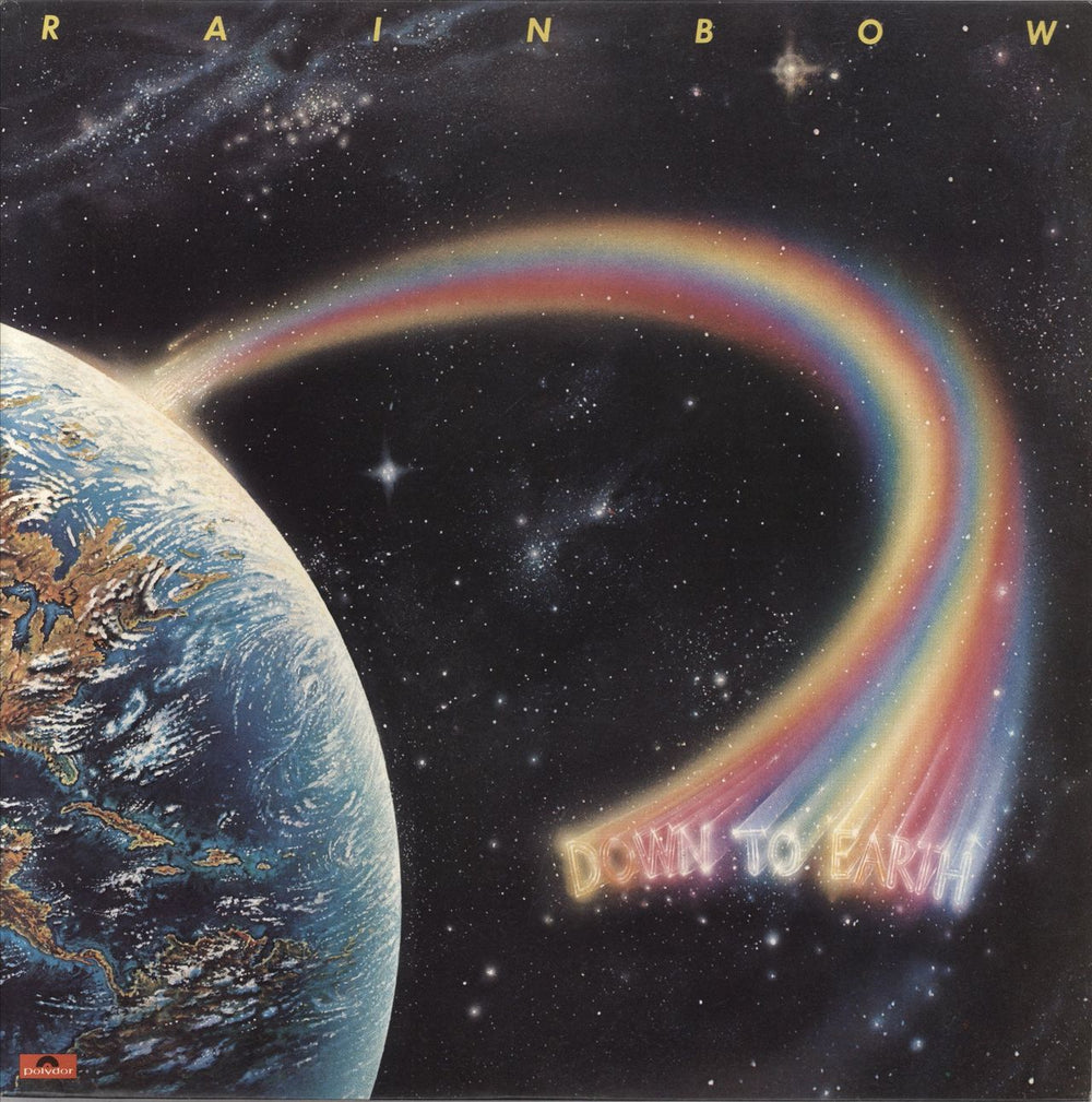 Rainbow Down To Earth - Black Vinyl UK vinyl LP album (LP record) POLD5023