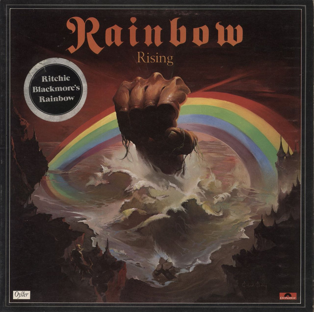 Rainbow Rainbow Rising - 2nd - Stickered - VG UK vinyl LP album (LP record) 2490137