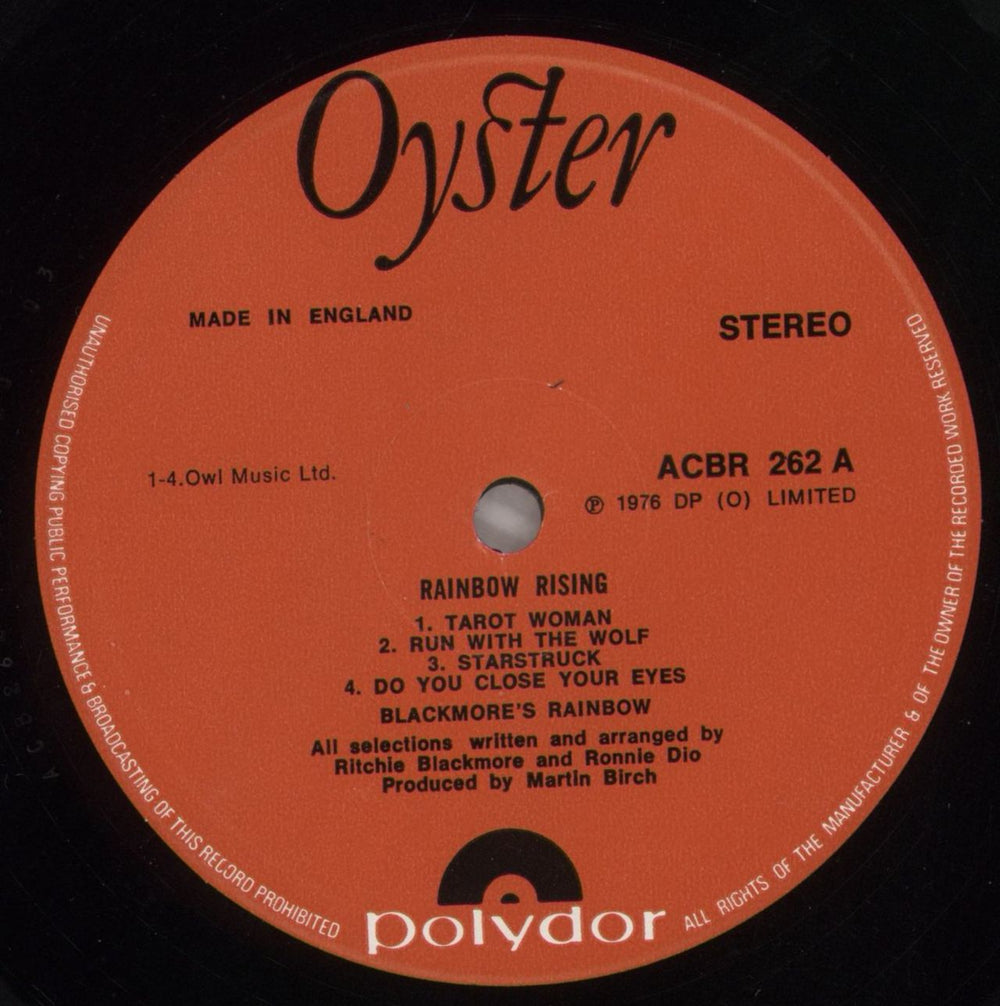 Rainbow Rainbow Rising - ACB UK vinyl LP album (LP record) RBOLPRA587056