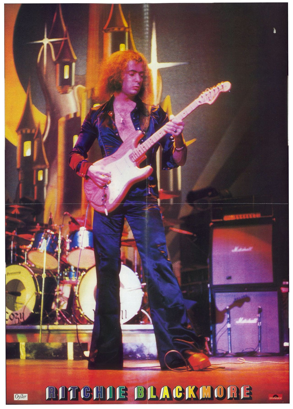 Rainbow Rainbow Rising + Poster & Obi Japanese vinyl LP album (LP record)