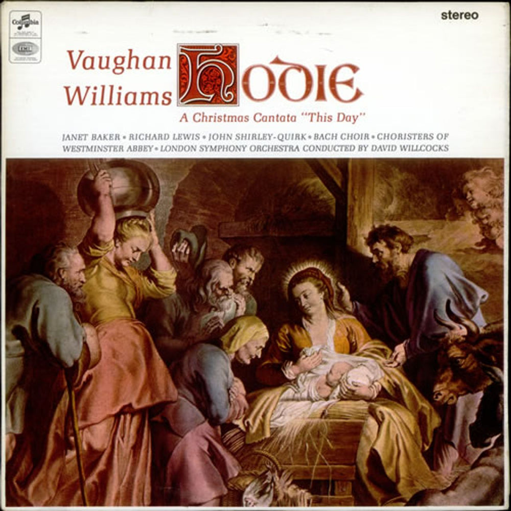 Ralph Vaughan Williams Hodie UK vinyl LP album (LP record) SCX3570