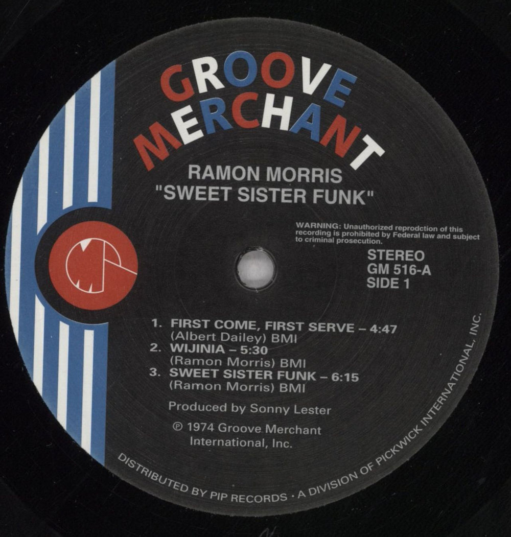 Ramon Morris Sweet Sister Funk - 180gm UK vinyl LP album (LP record) 4AMLPSW843426