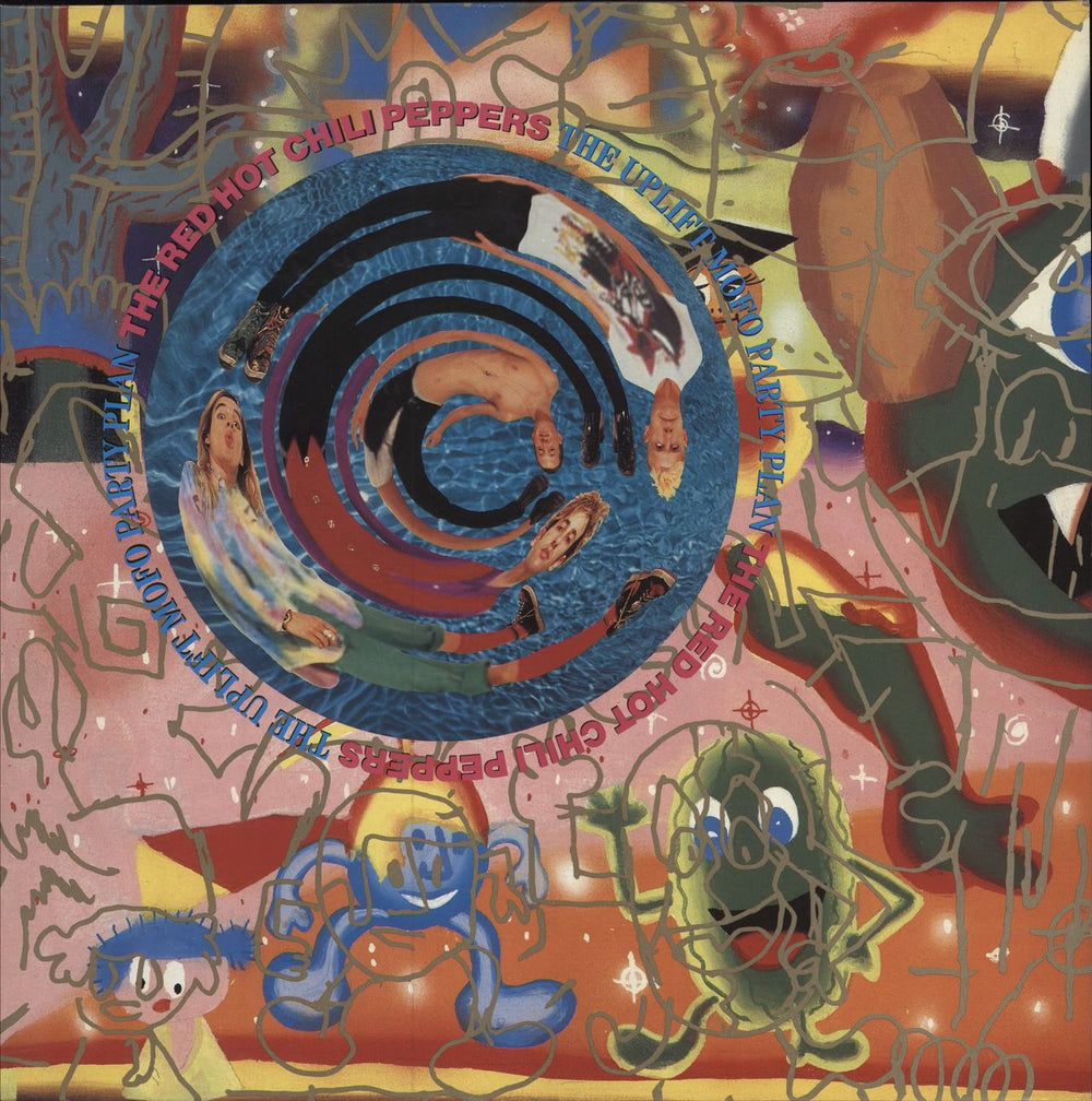 Red Hot Chili Peppers The Uplift Mofo Party Plan - Promo stickered UK vinyl LP album (LP record) AML3125