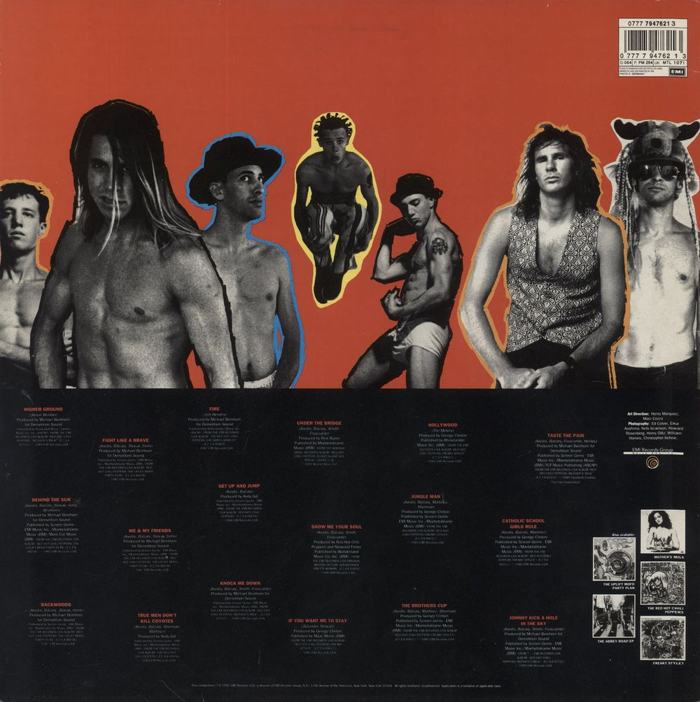 Red Hot Chili Peppers What Hits!? - VG UK vinyl LP album (LP record) 077779476213
