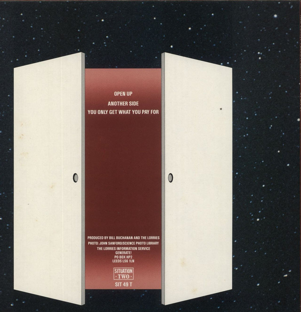 Red Lorry, Yellow Lorry Open Up + Poster UK 12" vinyl single (12 inch record / Maxi-single)