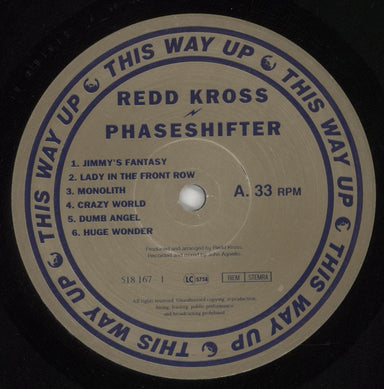 Redd Kross Phaseshifter UK vinyl LP album (LP record) RDKLPPH538827