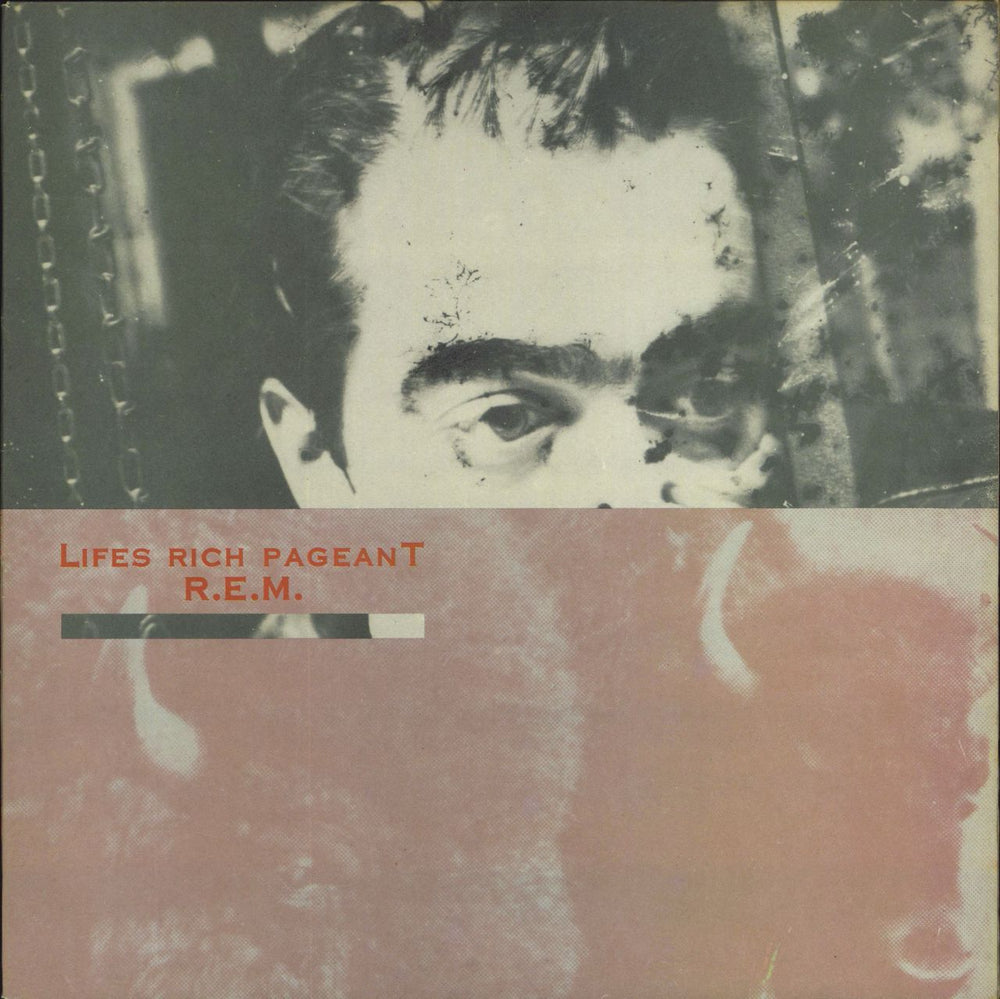 REM Lifes Rich Pageant UK vinyl LP album (LP record) MIRG1014