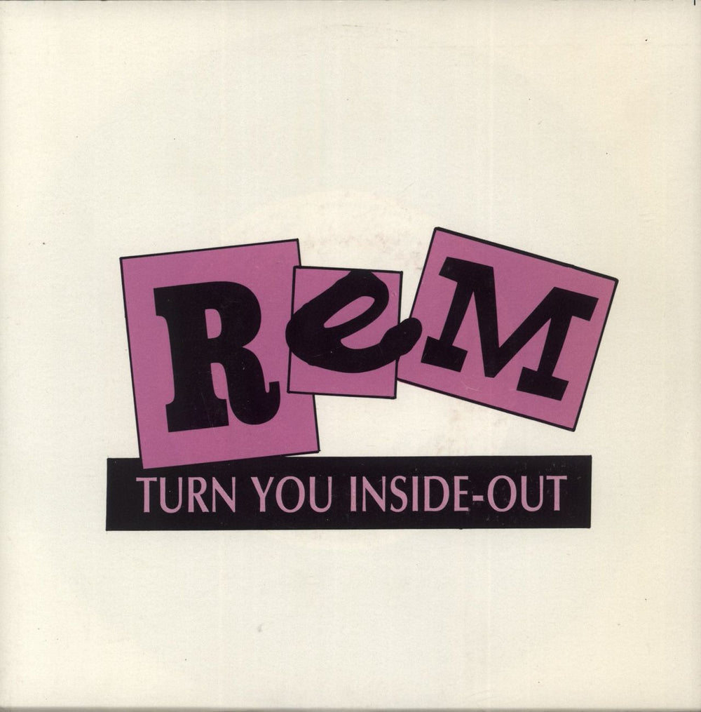REM Turn You Inside Out Spanish Promo 7" vinyl single (7 inch record / 45) 1.087