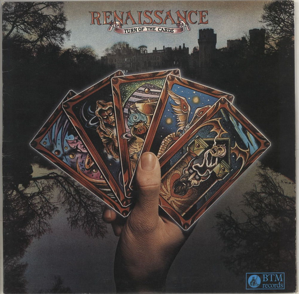 Renaissance Turn Of The Cards - EX UK vinyl LP album (LP record) BTM1000