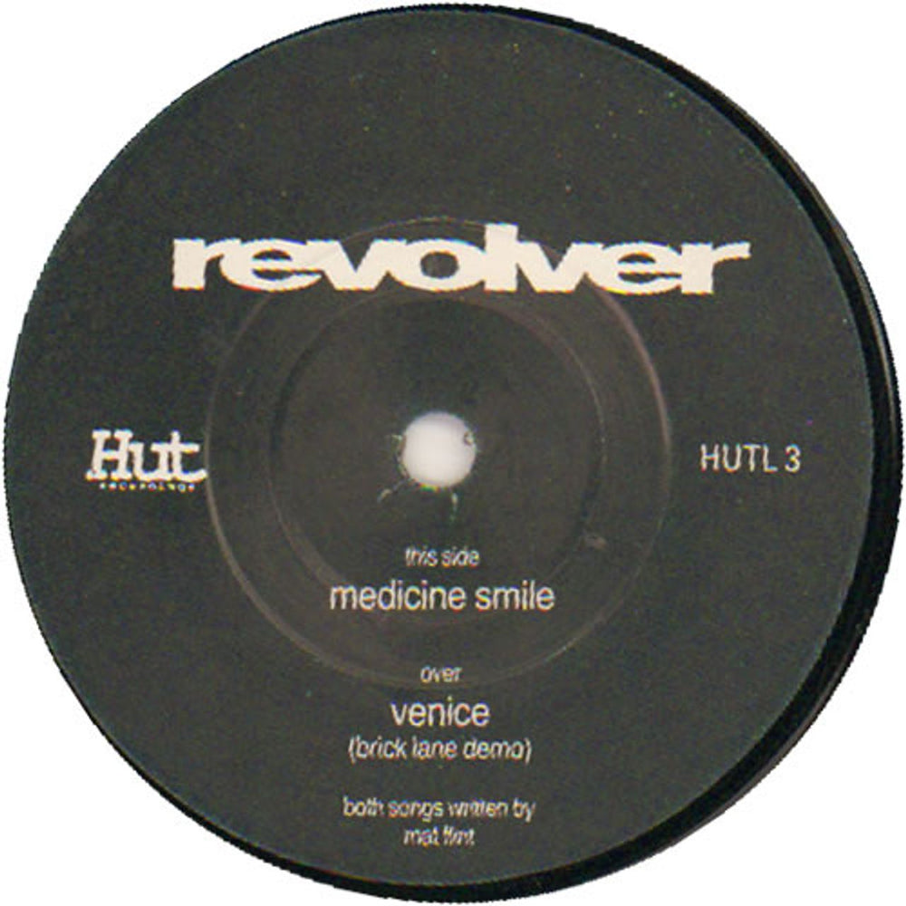 Revolver Medicine Smile UK 7" vinyl single (7 inch record / 45) HUTL3