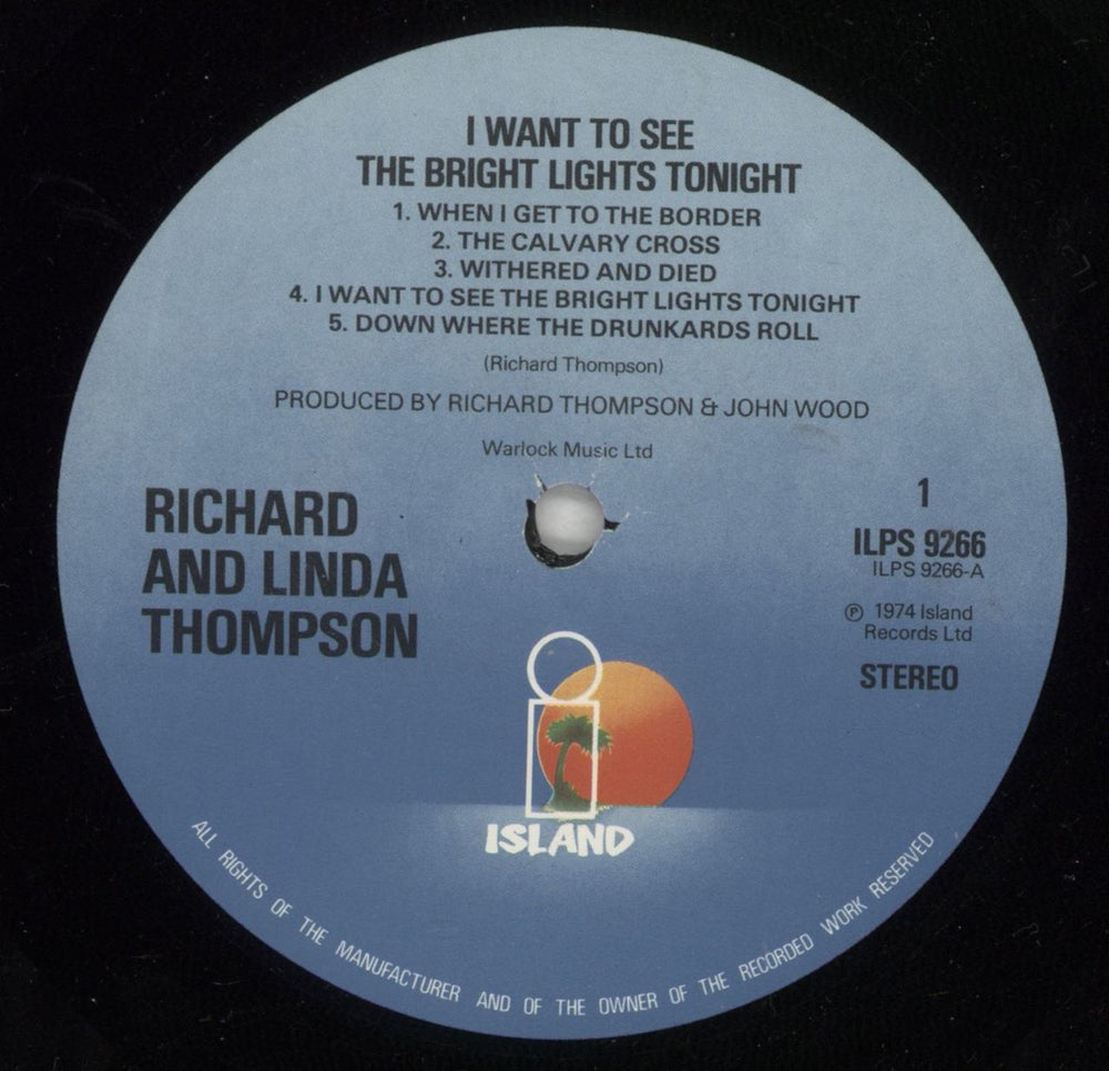 Richard & Linda Thompson I Want To See - 3rd UK vinyl LP album (LP record) R&LLPIW257698