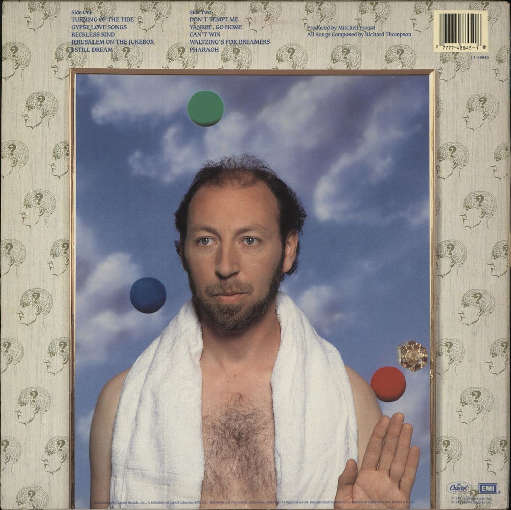 Richard Thompson Amnesia US vinyl LP album (LP record) 077774884518