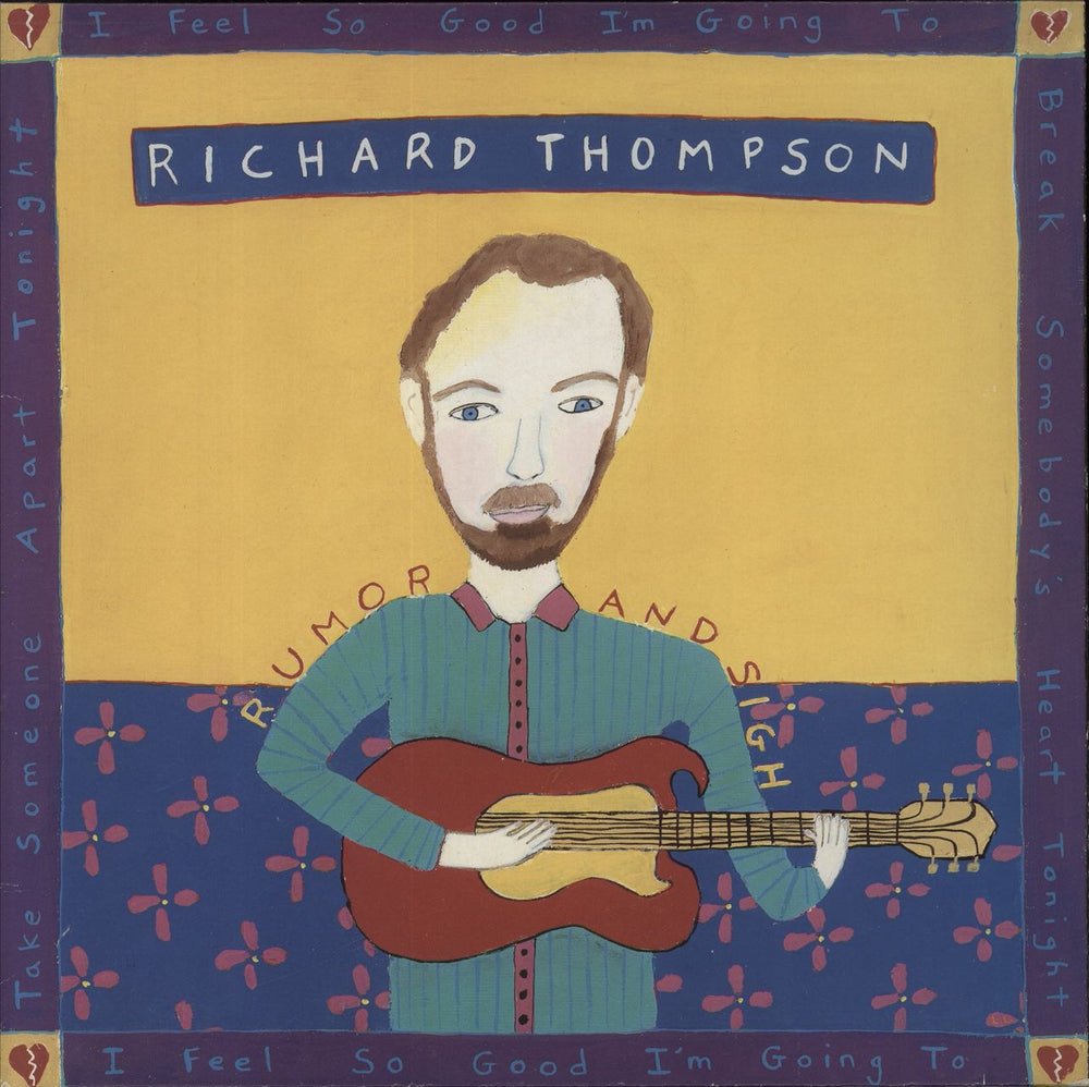 Richard Thompson Rumor And Sigh UK vinyl LP album (LP record) EST2142