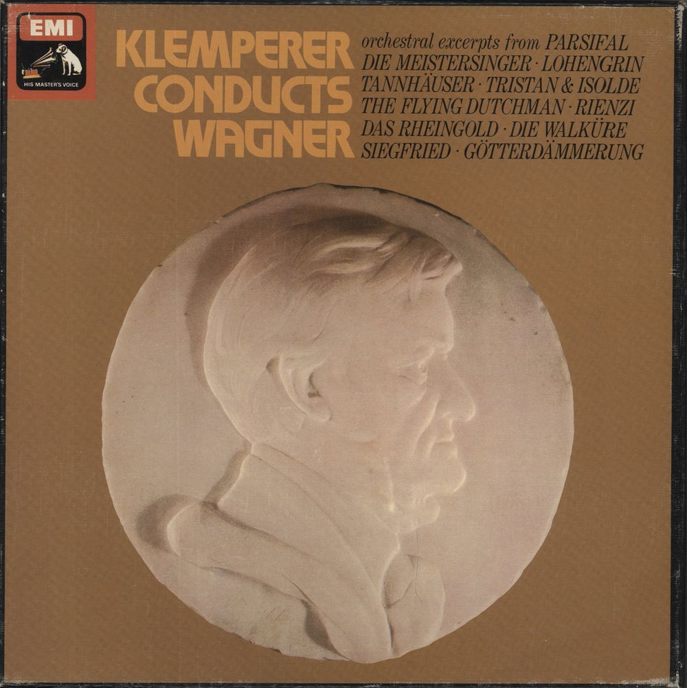 Richard Wagner Klemperer Conducts Wagner UK Vinyl Box Set SLS5075