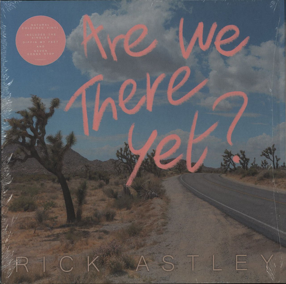 Rick Astley Are We There Yet? - Natural Vinyl UK vinyl LP album (LP record) 538940291