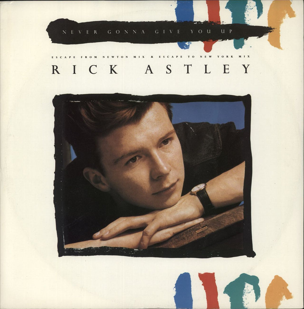 Rick Astley Never Gonna Give You Up - Remix UK 12" vinyl single (12 inch record / Maxi-single) PT41448R