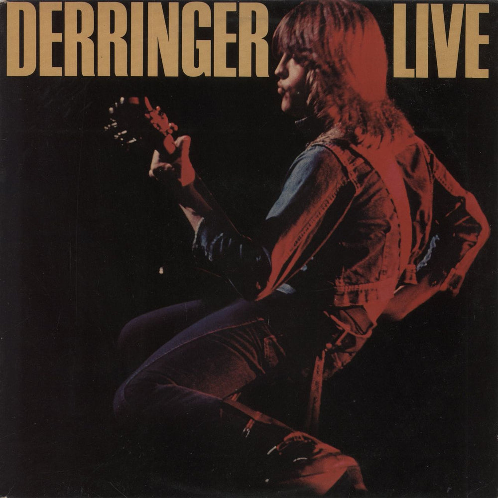 Rick Derringer Live UK vinyl LP album (LP record) SKY82130