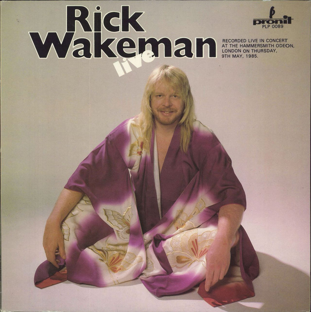 Rick Wakeman Live Polish vinyl LP album (LP record) PLP0089