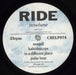 Ride Nowhere UK vinyl LP album (LP record) RIDLPNO260319