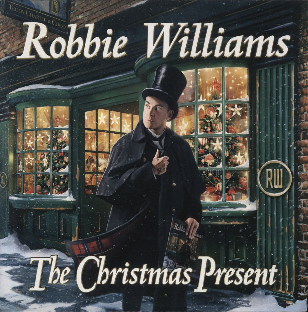 Robbie Williams The Christmas Present - EX UK 2-LP vinyl record set (Double LP Album) 19075996711