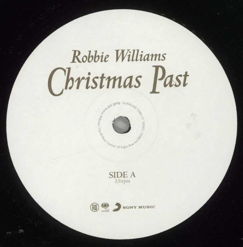 Robbie Williams The Christmas Present - EX UK 2-LP vinyl record set (Double LP Album) RWI2LTH873526