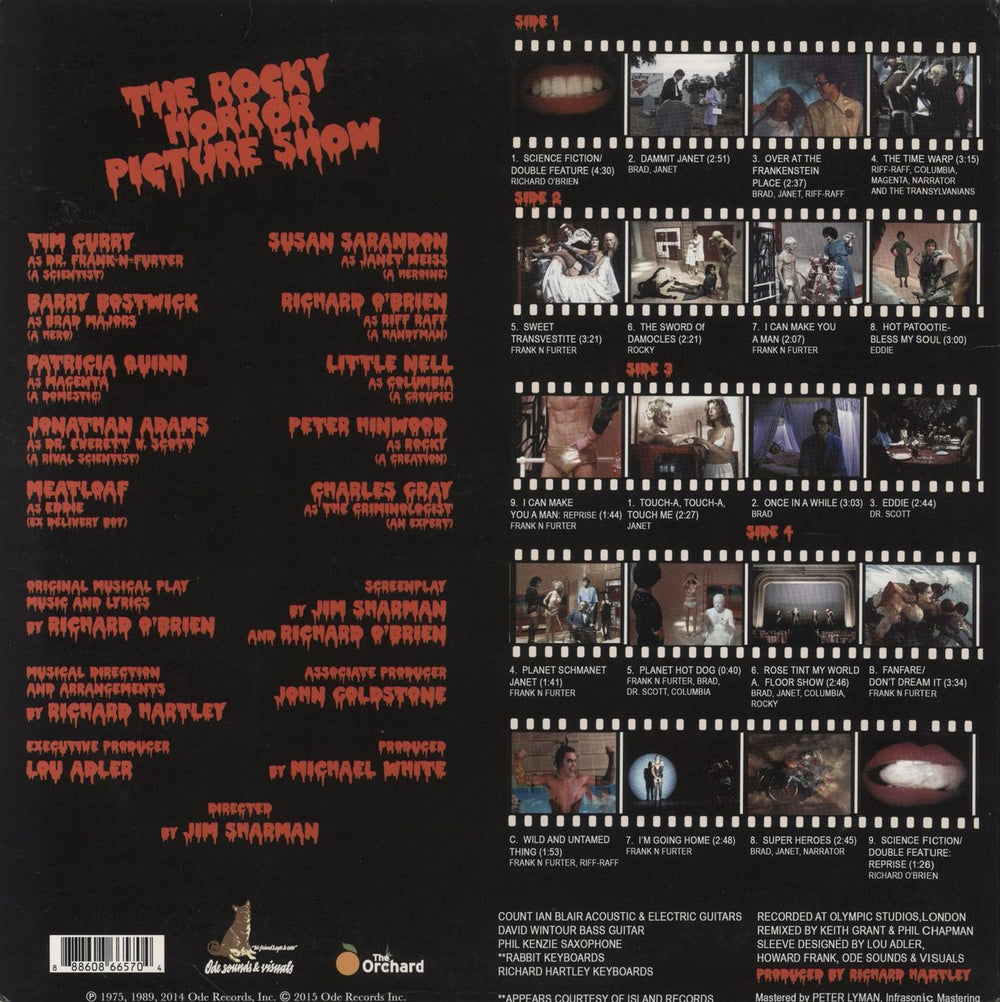 Rocky Horror The Rocky Horror Picture Show: Absolute Treasures - Red Vinyl - EX US 2-LP vinyl record set (Double LP Album) 888608665704