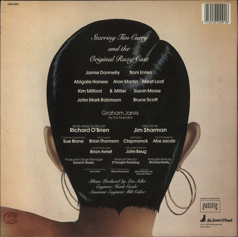 Rocky Horror The Rocky Horror Show UK vinyl LP album (LP record)