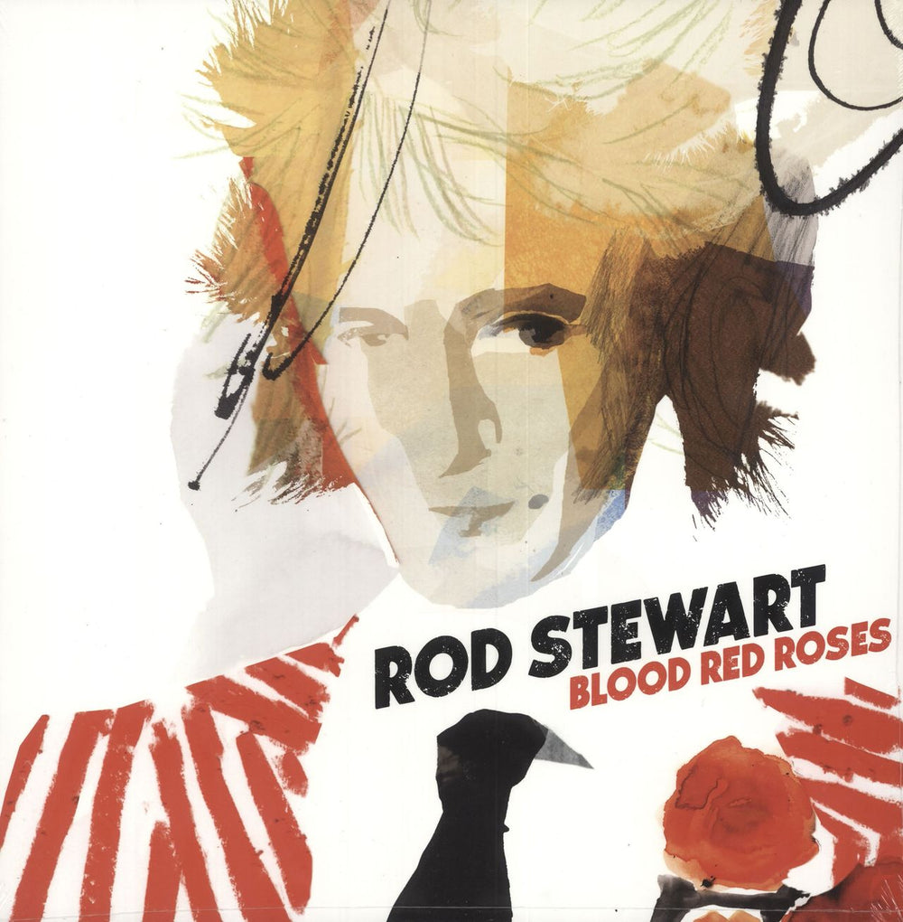 Rod Stewart Blood Red Roses - Sealed UK 2-LP vinyl record set (Double LP Album) 00602567909736