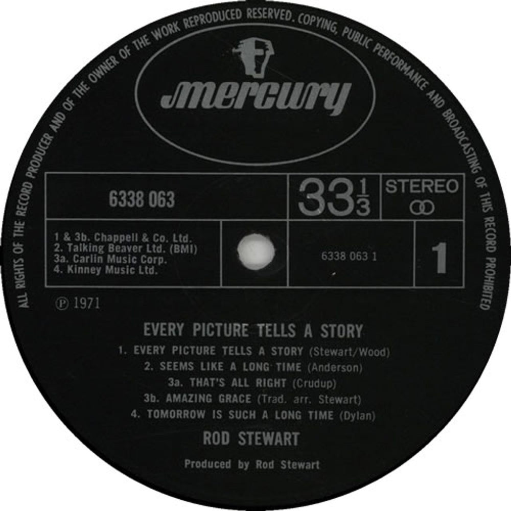 Rod Stewart Every Picture Tells A Story - 1st UK vinyl LP album (LP record) RODLPEV334795