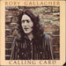 Rory Gallagher Calling Card US vinyl LP album (LP record) CHR1124