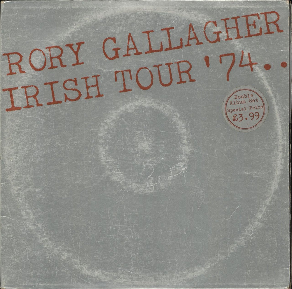 Rory Gallagher Irish Tour '74 - Price Stickered Sleeve - EX UK 2-LP vinyl record set (Double LP Album) 2659031