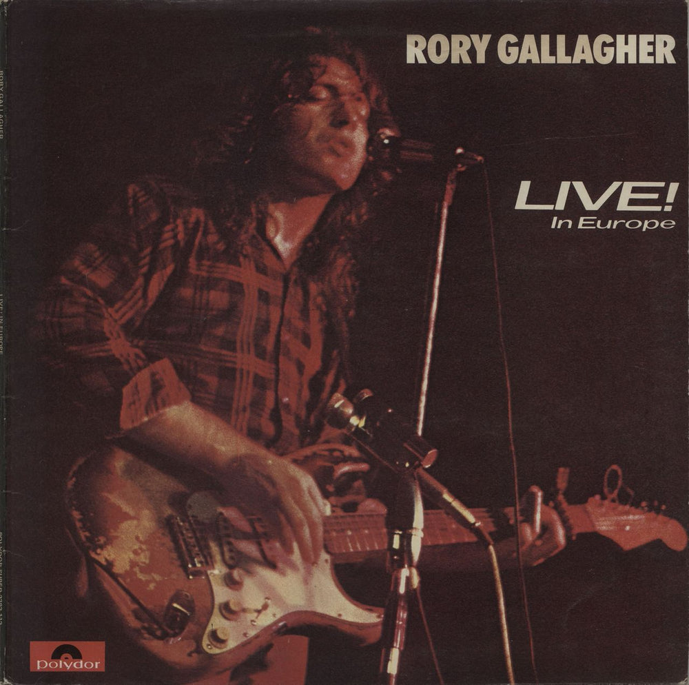 Rory Gallagher Live! In Europe - Matte UK vinyl LP album (LP record) 2383112